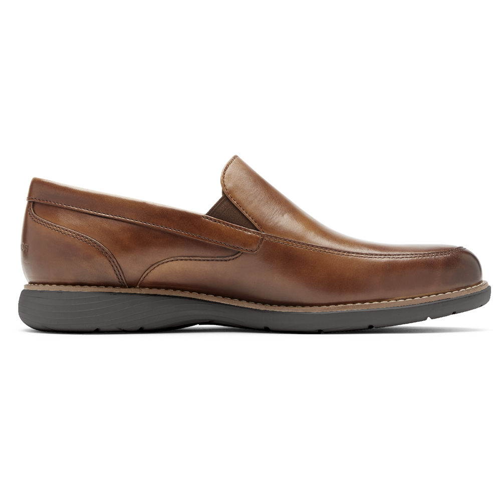 Mocasines Rockport Hombre Mexico - Garett Venetian Marrom - HTUKD9351